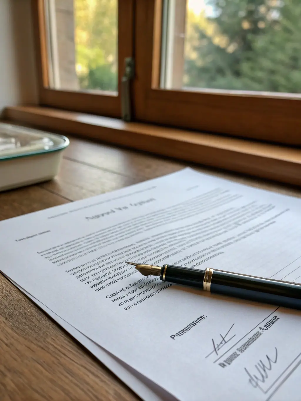 A magnifying glass over a legal document, representing DeedPath Legal's commitment to transparency and thoroughness in legal processes.